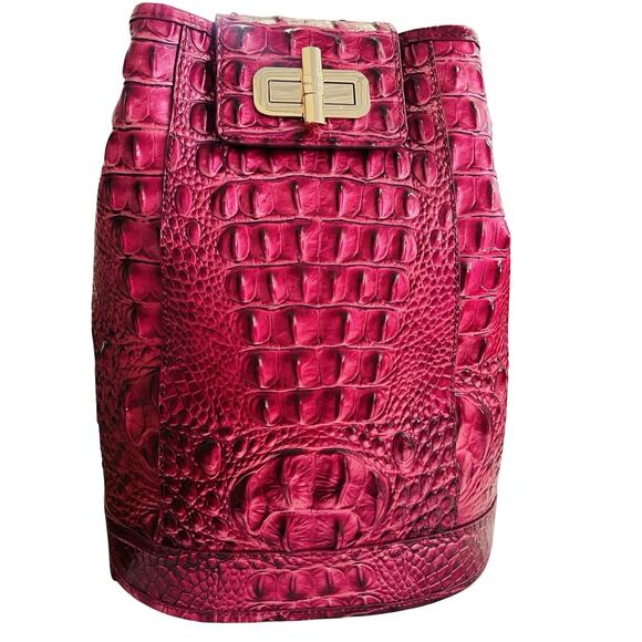 Brahmin Maddie Pomegranate Melbourne Sling Purse backpack New With Tags - Picture 1 of 9